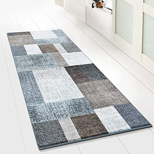 Floordirekt Teppich-Läufer Lucano 80 x 150 cm, Beige - Moderner Wohnteppich für Flur, Küche, Schlafzimmer - Meterware - rutschfest, robust & pflegeleicht