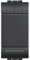 Pulsante Living light Compatibile | Frutti Living International compatibili | Interruttore a Pulsante Con Ritorno a Molla (1, Pulsante)
