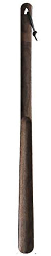 XCC Shoehorn 50/60 / 75cm en Bois Massif extracteur de Chaussure Creative Noyer Noir Commode âgées Femmes Enceintes Chaussures (Size : 75cm)