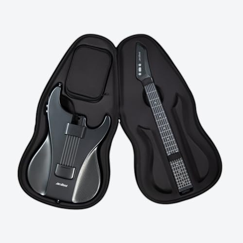 AeroBand Smart Guitar Stringless, Acoustic Electric Travel, Portable Silent with Removable Fretboard for Enthusiasts, Adults, Teenagers, Gift MIDI (Guitar with Bag)