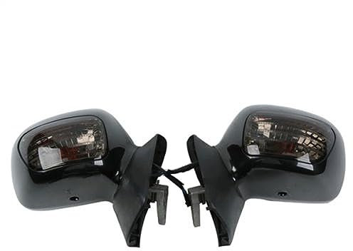 BLNETU Motorradspiegel Motorradspiegel Für Goldwing GL1800 2001–2011, Schwarze Motorrad-Rückspiegel Mit Signallichtgehäuse, Blinker-Rückspiegel Motorradspiegel