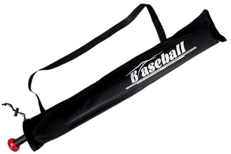 Nbbwwu Baseballschläger-Organizer-Tasche, Baseballschläger-Einkaufstasche | Tragbare Faltbare Organizer-Tasche | Weiche Umhängetasche, Schwarze Tragetasche mit Riemen für Reisen, Baseballfeld