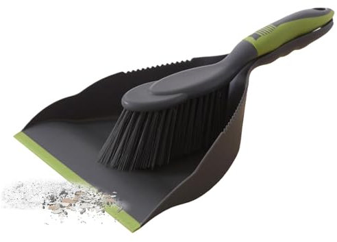 GkgWuxf Dustpan y Pincel, Escoba pequeña y Conjunto de Polvo,Kit de Limpieza para el hogar - de Limpieza portátil y Plato de Polvo con Mango ergonómico para Escritorio
