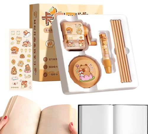 Generisch Material escolar | Set de escuela infantil | Kit con pasadores de goma; maletín con mini aspiradora de juguete para clases y regalos, perfecto para estudiantes, fiestas o premios escolares