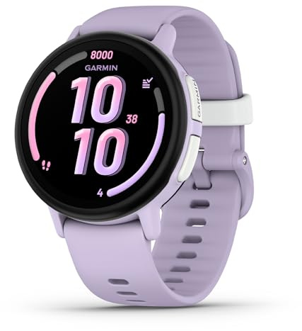 Garmin Bounce 2, LTE Smartwatch & Fitness Tracker for Kids, Two way calling, Text messages, Real time location tracking, Music, Swim-Friendly, Adjustable Watch Band, up to 2 days battery life, Purple