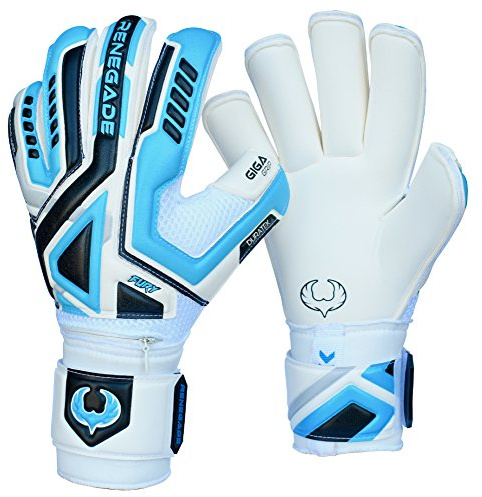 Renegade GK Fury Torwarthandschuhe mit Fingerschutz (Größen 7-11, Level 4) | 4+3MM Giga Grip | √úberlegene Griffigkeit, Schutz und Komfort | Torwarthandschuhe Herren (Sub-Z - Roll Cut, 10)