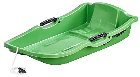 Stiga Pacer Bio Trineo de Nieve con Freno, Verde Talla Única