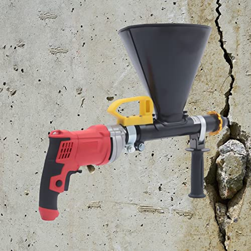 Semi-automatic Mortar Grout Electri 700W Cement Joint Filling Applicator Electric Grouting Gun Mortar Pointing Gun,Portable & Stable Caulking Machine with Removable Grip