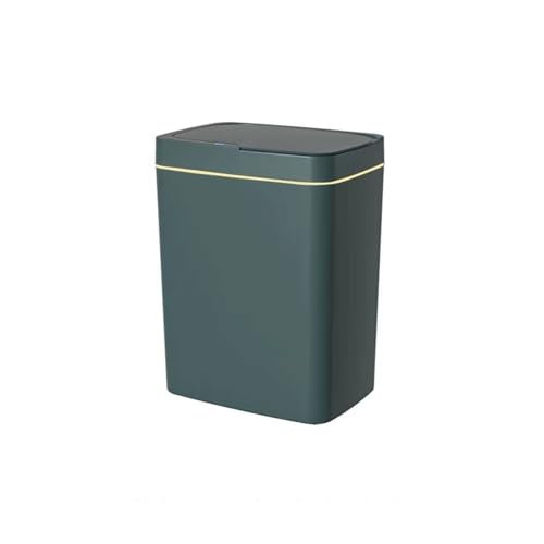yixinzi-2024 Bote de Basura Papelera de inducción ecológica de 15 l/18 l, Papelera de plástico Adecuada for el hogar, la Cocina y la Oficina Papeleras(Grande)