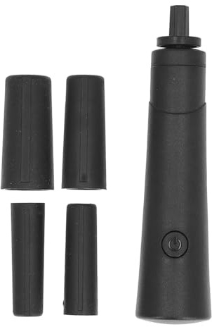 Nail Lacquer Shaker 2500RPM Nagellacksmixer Bärbar Elektrisk ögonfranslimshaker 4 Storlek Kaliber för ögonfransförlängning (BLACK)