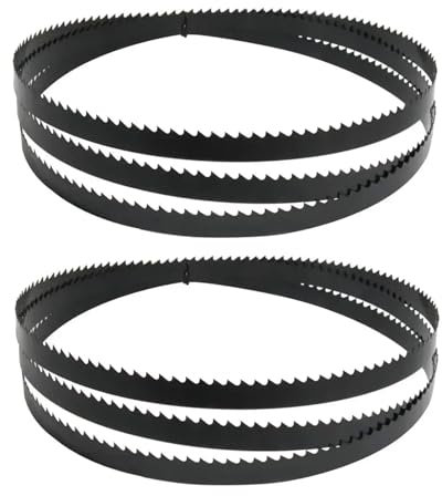 2 Stück Bandsägeblätter, 1790 mm, Bandsägeblatt 1790, 12,7 mm, 0,6 mm, 4 Zähne, TPI for 10–305, 10–3061, Craftsman 21400, 10 Zoll Bandsäge