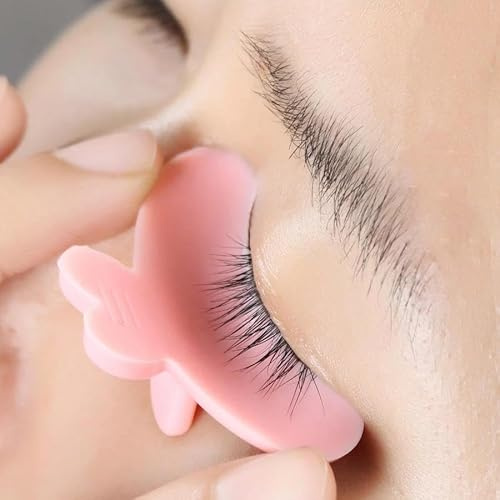 Ysen's Pad Rehaussement de Cils pour l'étape de Perm n°1 | Lash Lift Shields, teinture cils, Ne nécessite pas de colle cils , Utilisations Nultiples pour le Salon(1pc Rose)