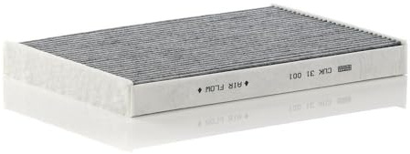 MANN-FILTER CUK 31 001 Innenraumfilter/Kabinenluftfilter - Pollenfilter mit Aktivkohle - für Lkw + Busse | Cuk 31 001, Innenraum-/pollenfilter