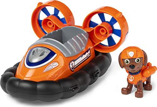 PAW Patrol 6054436 Luftkissenboot Fahrzeug mit Zuma Figur (Basic Vehicle)