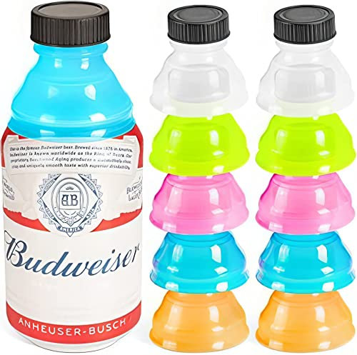 Can Lids Fizz Keeper - Can Covers For Drinks Cans - Screw Tops Bottle Top For Fizzy Drinks - 10 Pack Multicolour.