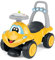 Billy Walk&Ride Eco+, Primi Passi, Girello e Cavalcabile 2in1, Assemblaggio Semplice, Manubrio Ergonomico, Ruote Larghe, Con Suoni e Luci di Guida, in Plastica Riciclata, Bambini 12-36 Mesi, Giallo
