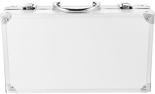 Hemobllo Aluminium-Werkzeugkoffer – Aluminium-Tragekoffer Mit Schaumstoff Multifunktionaler Aluminium-Werkzeugkasten Tragbarer Metall-Werkzeugkasten Universeller Hartschalenkoffer 27 9 X
