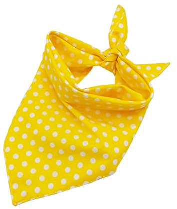 Angoily Hundehalsband Lätzchen Runde Punkte Haustierhalsband Dekor Hundespeichelhalsband Haustierspeichelhalsband Sicher Sauber Bequem