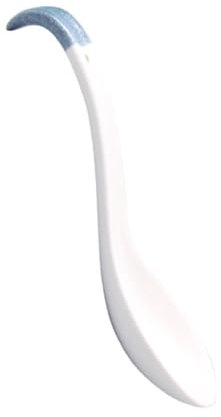 Garneck Japanese Style Ceramic Glaze Tableware Ladle Spoon for Home Restaurant Hotel Soup Spoon Cutlery Tea Ladle Serving Large Household Tableware
