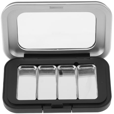 HAPINARY Magnetische Leere Lidschattenbox Kompakte Make-up Aufbewahrung Nachfüllbare Lidschattenpfanne Für Reisen Und Diy Kosmetik 3.15X1.97X0.43 Zoll