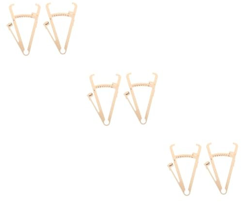 TOKIDNY 6pièces Pince à Pli Cutané Pour Mesurer Le Pourcentage De Graisse Corporelle Étrier De Précision Pour Hommes Et Femmes Outil De Mesure Compact Pour Abdominaux Bras Hanches Et