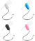 Mini Ventilateur USB en Métal, 4 Couleurs Flexible Power Bank Ventilateur, Ventilateur de Refroidissement Flexible, Ventilateur de Bureau Portable Silencieux pour Ordinateur Portable