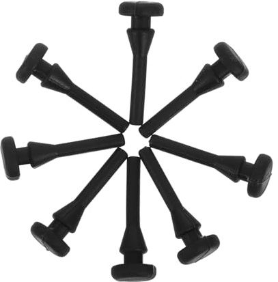 FONDOTIN 8pcs Black 2.78mm Soft Silicone Feet Bumpers Replacement Parts for Slow Cooker and Rice Cooker Pot Insert Accessories Kitchen Bottom Protection