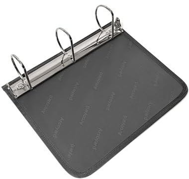 Arcoyard Detachable 3” D-Ring Binder Insert, Capacity for 8.5 x11” Paper, 600 Sheets Capacity, Convenient and Efficient Binder Cover Systems for Field Organization