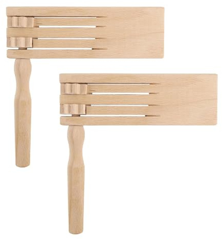 Generic 2X Ratchet Instruments Wood Noisemakers Lightweight Hand Percussion Educational