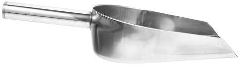 Alipis Pala Multiusos de Acero Inoxidable Mediana Cuchara para Cubitos de Hielo y Harina Herramienta de Cocina Segura y Fácil de Limpiar para Alimentos y Repostería