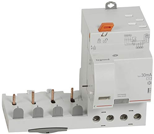 410505 Legrand Bloc différentiel automatique DX³ - 4P 400V- 40A - type AC 30mA