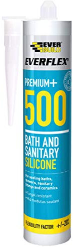 EVB500GY Everbuild 310 ml, Silicone sigillante per bagno e igienico, colore: grigio Manhattan