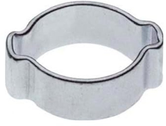 ich-zapfe 2 Colliers de Serrage à Oreille 4mm - 100 pièces galvanisées