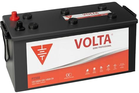 Bateria de Camión Professional 230Ah 1450A - Borne +Izq - Medidas Largo 517 x Ancho 275 x Alto 243 mm con 2 años de Garantía - Fabricación Europea.