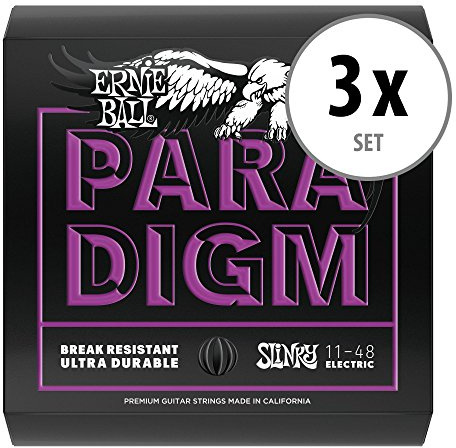 3er Set Ernie Ball 2020 Paradigm Power Slinky Saiten