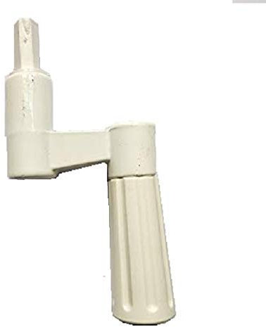 MANIVELA TORNO CORTO CON ADATTATORE (BIANCO)