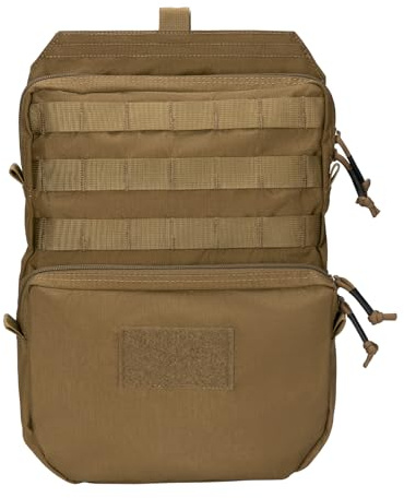 EXCELLENT ELITE SPANKER Taktisk MOLLE dryckesryggsäck för 2,5 l dricksvattenbubbla molle västtillbehör dryckesryggsäck Multicam(brun