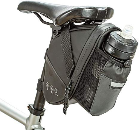 UBORSE Fahrrad Satteltasche Wasserdicht Fahrradsatteltasche mit Flaschenhalter Reflektierend Fahrradsitz Tasche Fahrradtaschen Sattel für Mountainbike Rennrad Werkzeugtasche Fahrradzubehör 1.5L