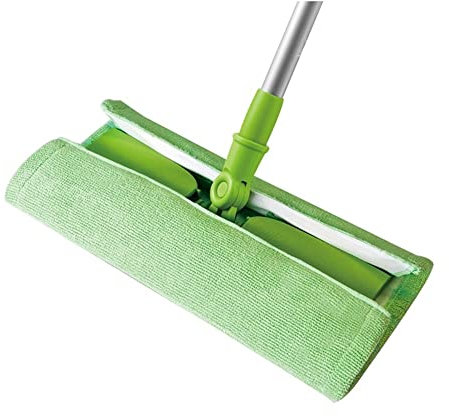 BBZY MOP Microfibra, Varilla de fregona de Metal Duradera, 15 Pulgadas (Aproximadamente 38 cm) de Ancho, Adecuado for Herramientas de Limpieza Comercial y doméstica