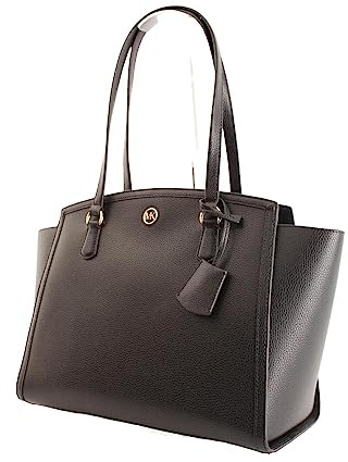 Michael Kors Damen Lg Tz Tote Bag, Schwarz, Einheitsgröße EU