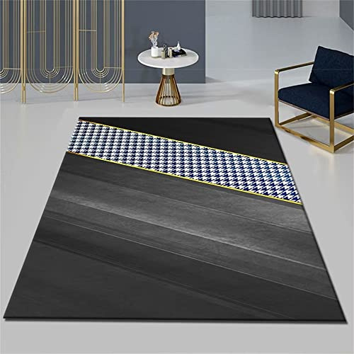 RUGMRZ Set Tappeti Camera Da Letto 3 Pezzi 90 x 150 cm Tappeto Camera Ragazzo grigio Tappetino antiscivolo per pavimento in moquette per corridoio grigio minimalista