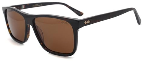 Global Glasses Klassisch Retro Polarisierte Herren Damen Sonnenbrille Rechteckig Acetatrahmen UV400 Schutz Sonnenbrille Fahren Radfahren Havanna