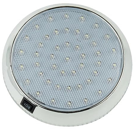 Donkivvy Éclairage intérieur de camping-car – 12 V 46 LED pour toit de voiture, caravane, caravane, bateau, véhicule marin