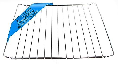 Grillrost Breite 390-570 mm passend für Backofen und Kühlschrank