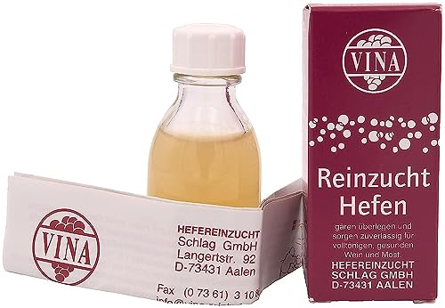 Vina Reinzuchthefe für die Herstellung von bis zu 100L Wein Steinberg Portwein Champagner Burgund Bordeaux (Champagner)