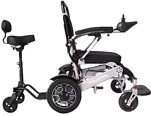 Silla de ruedas autopropulsada para exteriores con diseño de plegado completo, cómoda y móvil para un fácil desplazamiento