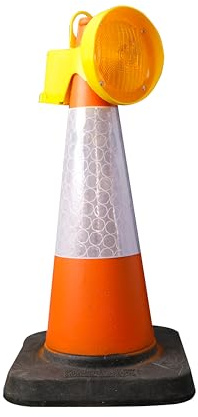 LED Traffic Cone Warning Lamp - Safety Light for Cones, Waterproof, High Visibility