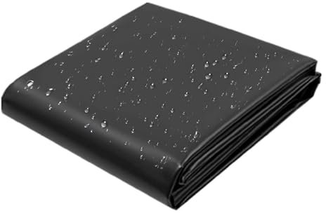 wasserdichte Auskleidung für Außenteiche,2x4m,3x5m,4x6 m,5x8m,6x10m,8x12m,10x15m,langlebige Teichfolien aus Gummi für Dachgärten,Springbrunnen,Koiteiche (8x10m (26,2x32,8 Fuß))