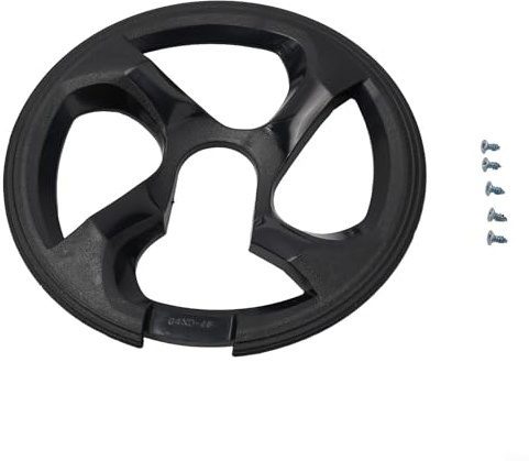 Bike Chain Guard Cover 48T 4 Holes Bicycle Chainring Protector Wheel Cover Guard Chain Ring Protection Cycling Component Parts With 4.7 Inch Mounting Distance(G4XD-48)