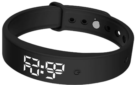 Allarme A Vibrazione: ABS In Silicone Come Mostrato | Bracciale Fitness Tracker Bracciale Intelligente Fitness Tracker | Comodo Orologio Per Monitorare L'attività Per Il Monitoraggio Quotidiano Del Fi
